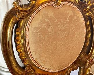 #21. $300. American Pair of Gilded Parlor Chairs.