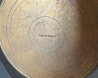 #27. $700. Spaulding & Co. Miniature French Petite Grandfather Clock, marked Chicago & Paris, no keys, 22Hx10x12.