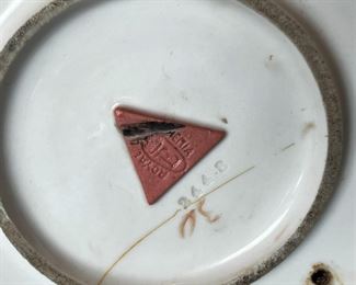 #38. $250. Royal Dux Pair Figures, "The Gleaners", 21x7.