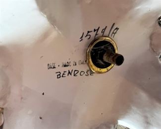 #40. $150. Capodimonte woman figure with candelabra 