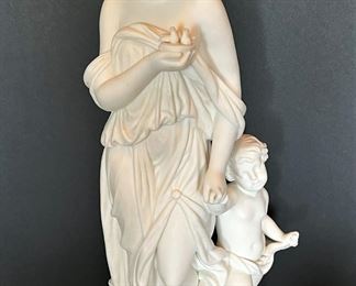 #47- $190. Minton stamped Parian Figure, 17"Hx9"W.