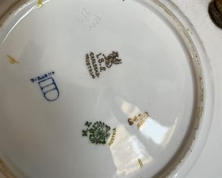 #12. $80. Pair of Round Gilt Plates, Royal Vienna, circa 1860, in wood frames, 9.5".