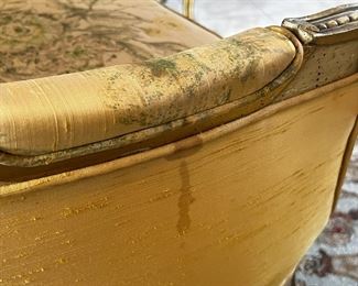 #22. $350. Sligh French Style Pair of Armchairs (staining on one side).