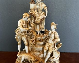 #49 - $200 Sevres Porcelain grouping of figures & animals 