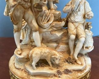 #49 - $200 Sevres Porcelain grouping of figures & animals 