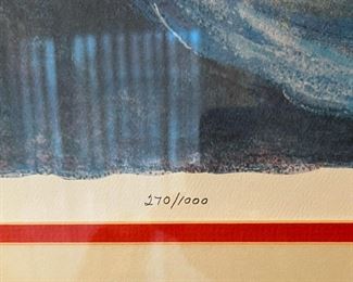 #78 - $225 Marc Chagall Print, "Bella", #270/1000, 32"x39"