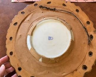 #81- $50 Royal Vienna Figural Plate in gilt frame