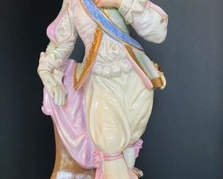 #84 - $350 Pair of Old Paris Figurines, some losses (see photos)