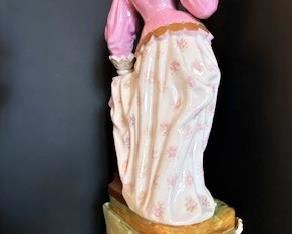#84 - $350 Pair of Old Paris Figurines, some losses (see photos)