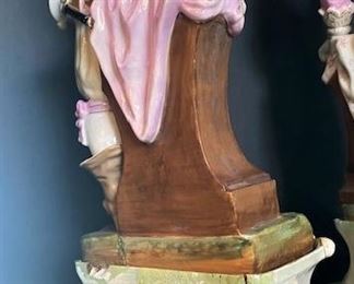 #84 - $350 Pair of Old Paris Figurines, some losses (see photos)