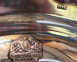 #95 - $160 Pair of Silver Plate Covered Serving Plates