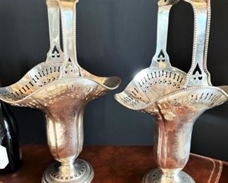 #97 -  Silver Baskets (2), not marked. Will test 