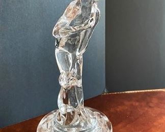 #101 - $50 Molded Glass Figural Flower Frog