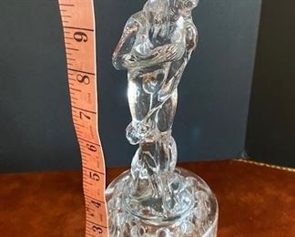 #101 - $50 Molded Glass Figural Flower Frog