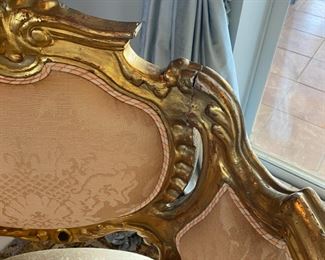 #112 - $900 Italian 20th century gilded 3 pieces set 