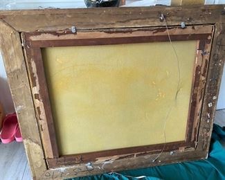 #126 - "Lady Forbes" After George Romney (British 1734-1802) Oil Painting on canvas. 31x37 in frame. 20x25 canvas. 