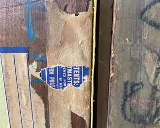 #126 - "Lady Forbes" After George Romney (British 1734-1802) Oil Painting on canvas. 31x37 in frame. 20x25 canvas. 