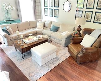 Teal console and items on far back wall are not for sale. Sorry