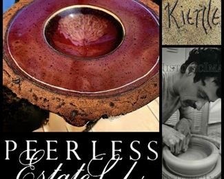 CHRIS KIENLE Ceramic Art Vessel $189 or bid #24