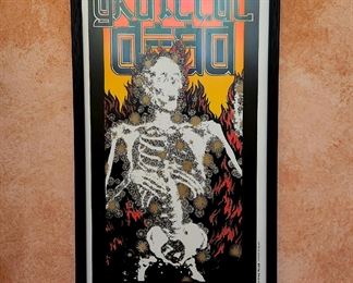 36"x18" GRATEFUL DEAD 1995 Tour Poster $295 or bid #46