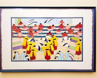 16"X24" Kimonos, watercolor by MARCIA JEGLUM $145 or bid #69