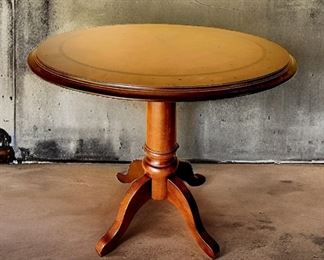 Round Contemporary Lamp Table $80 or bid #14