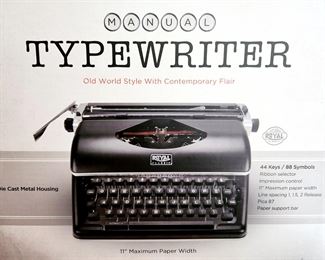 ROYAL Classic Manual Typewriter $75 or bid #71