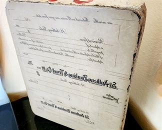 Antique Lithography Stone $85 or bid #74