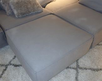ARHAUS   MODULAR SOFA - CAN BE MADE INTO MANY CONFIGURATIONS WITH OTTOMAN