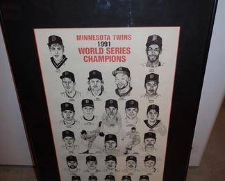 TWINS 1991 FRAMED
