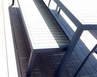 OUTDOOR TABLE - 2 BENCHES & 2 CHAIRS