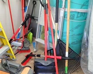 BROOMS - RAKES - ETC