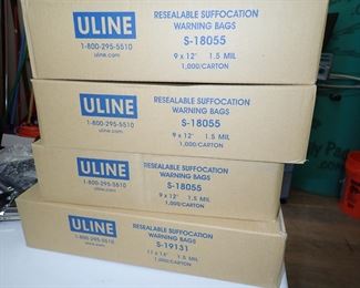 UNLINE S-18055  & S-19131 POLY BAGS CLEAR