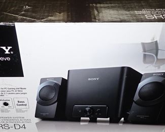 SONY SRS-D4 SYSTEM