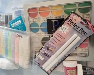 CRAFTS / STICKERS/ MOD PODGE / RUB ONS/ STAMPS/ INK PADS / PAPER / BRADS/ PAINTS