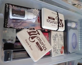 CRAFTS / STICKERS/ MOD PODGE / RUB ONS/ STAMPS/ INK PADS / PAPER / BRADS