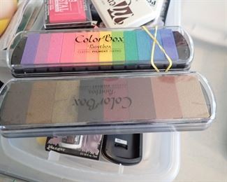 CRAFTS / STICKERS/ MOD PODGE / RUB ONS/ STAMPS/ INK PADS / PAPER / BRADS