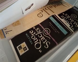 CRAFTS / STICKERS/ MOD PODGE / RUB ONS/ STAMPS/ INK PADS / PAPER / BRADS