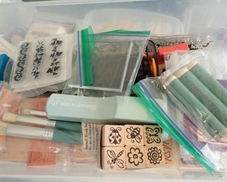 CRAFTS / STICKERS/ MOD PODGE / RUB ONS/ STAMPS/ INK PADS / PAPER / BRADS