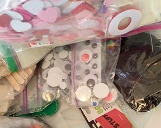 CRAFTS / STICKERS/ MOD PODGE / RUB ONS/ STAMPS/ INK PADS / PAPER / BRADS