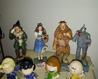 Jim Shore, Wizard of oz and peanuts figures