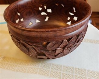 Handmade wooden bowl