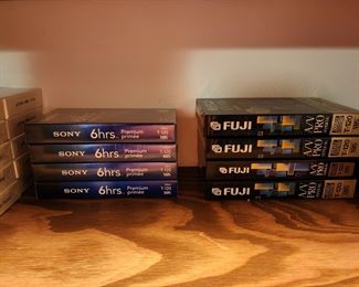 New vhs blank tapes