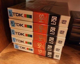 New Beta blank vhs tapes