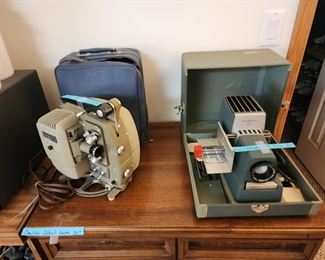 Sekonic projector and Argus automatic slide changer