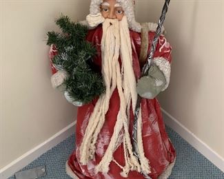 Large fabric Santa