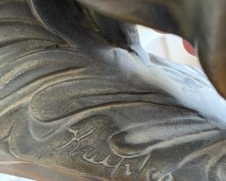 Elephant Armor Bronze bookends