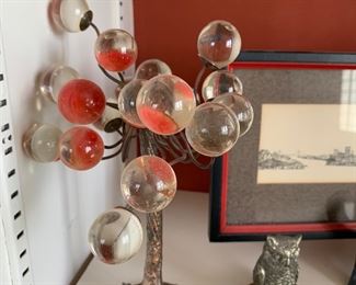 Bubble tree? Larussia signed copper base