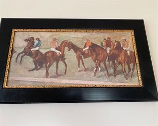 Horses and Jockeys print
