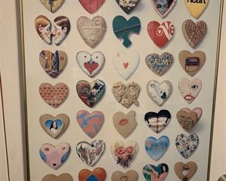 Gingerbread Hearts print